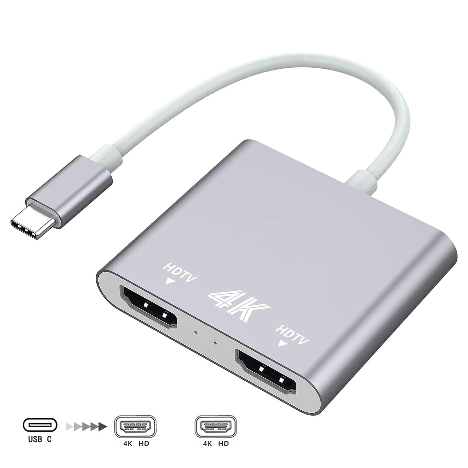 USB C Ʈ 3 ŷ ̼, CŸ- 4K UHD ÷ , ̷  Ȯ  MST , Surface Pro7 XPS PC